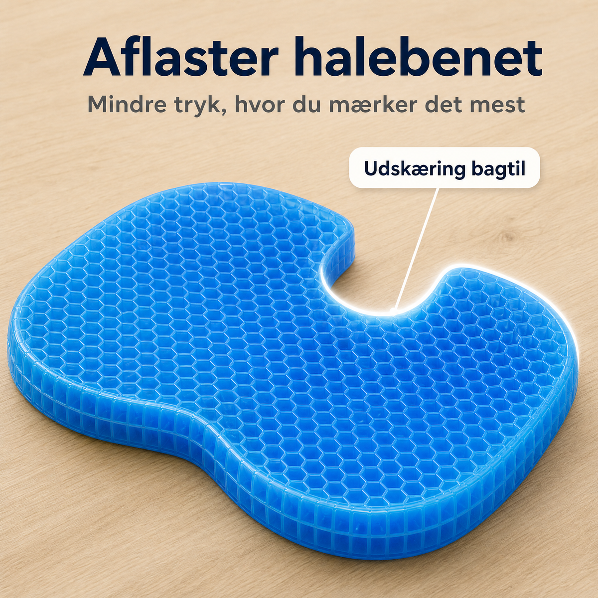Siddero Gelpude, ergonomisk siddepude